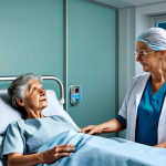 Home 8 Empathetic AI in Healthcare**
Prompt: "A caring AI assistant, represented by a holographic interface, gently interacts with a senior woman in a modern, well-lit Italian hospital room, fully clothed. The AI displays empathetic facial expressions and informative charts. Safe for work, appropriate content, fully clothed, professional, perfect anatomy, natural proportions, warm lighting, clean environment, technology assisting humanity, family-friendly, modest attire."
**